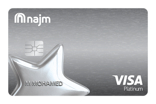 Najm - Platinum Cashback Credit Card